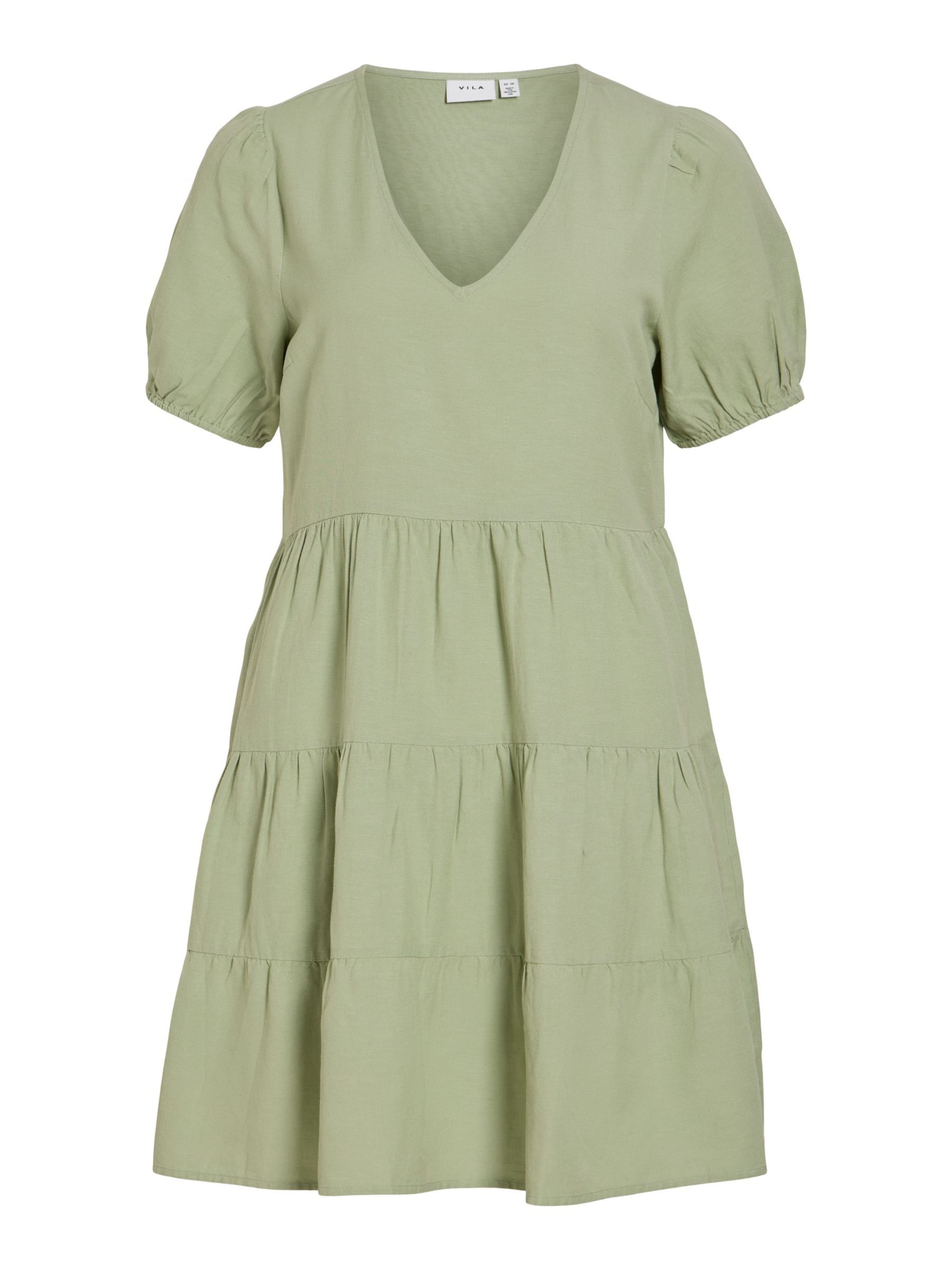 VILA Kleid 'Prisilla' in kiwi, Produktansicht