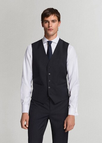 MANGO MAN Suit Vest 'Turin' in Blue: front