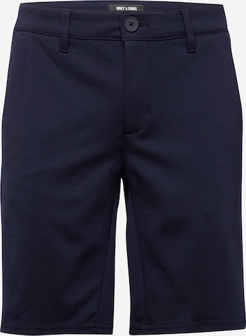 Only & Sons - regular Pantalón chino 'THOR' en azul: frente