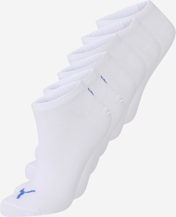 PUMA Athletic Socks in White: front