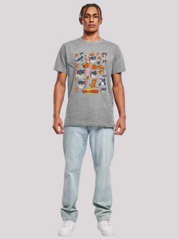T-Shirt 'Tom And Jerry Many Faces' F4NT4STIC en gris