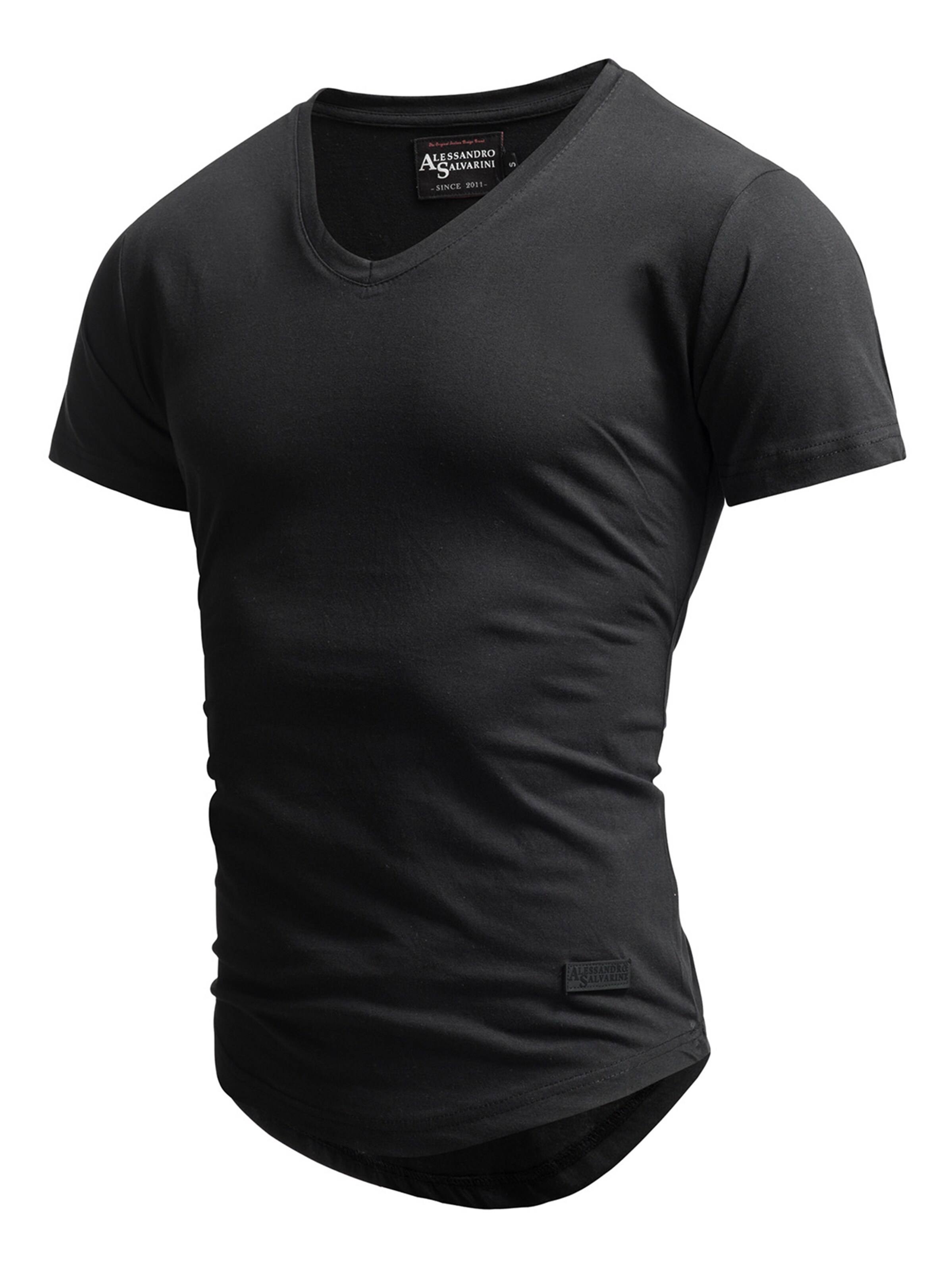 Alessandro Salvarini T-Shirt in Schwarz