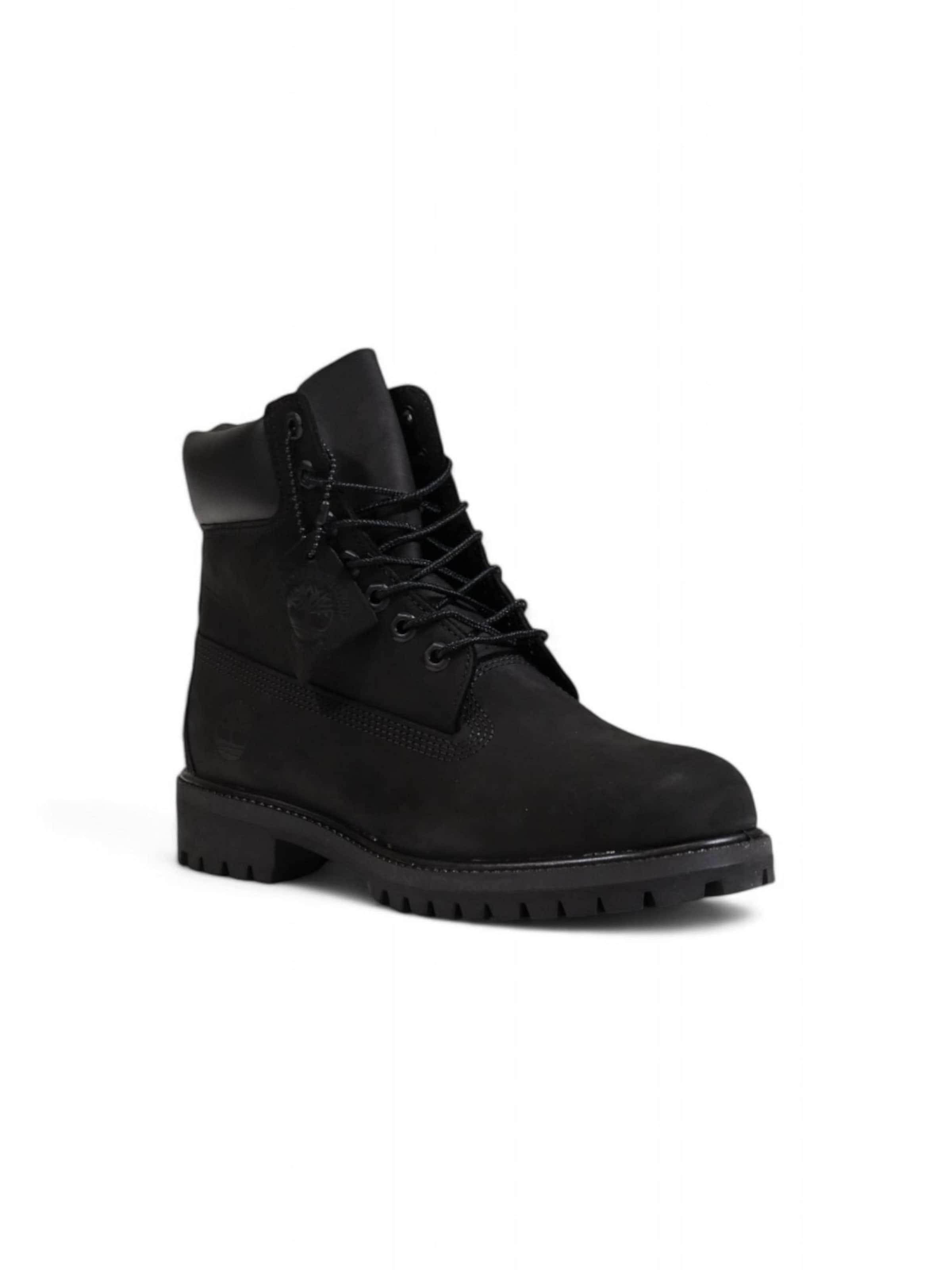 Bottes à lacets '6 IN LACE WATERPROOF BOOT TB110073001' TIMBERLAND en noir
