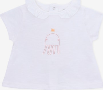 KNOT - Camiseta 'Queen Octopus' en blanco: frente