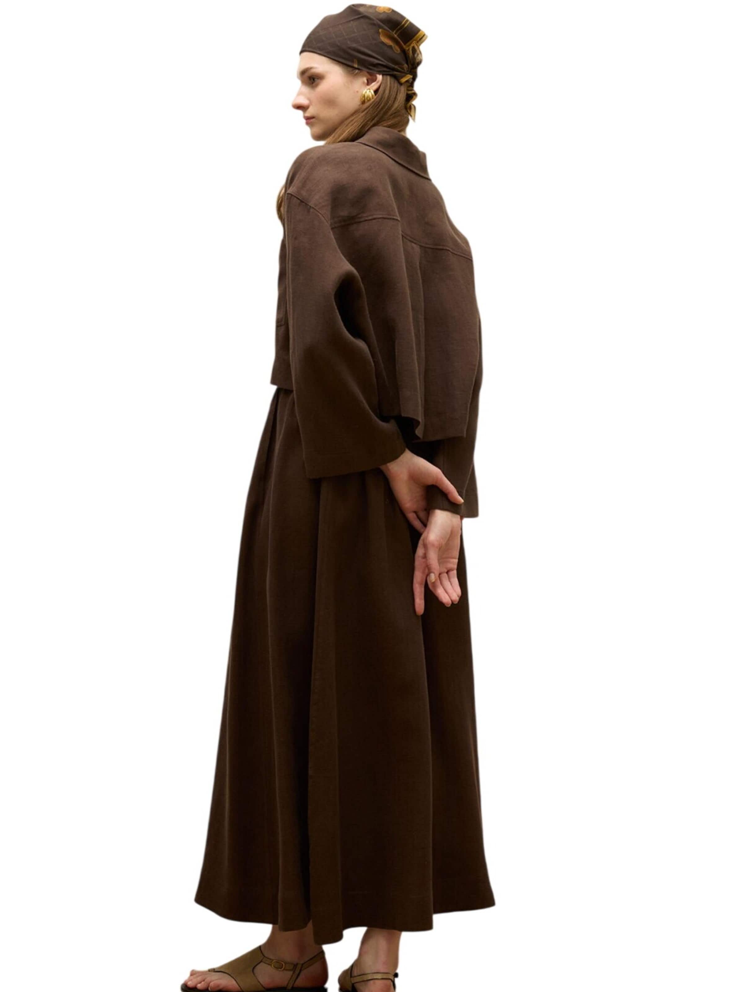 MANUKA Blouse in Brown