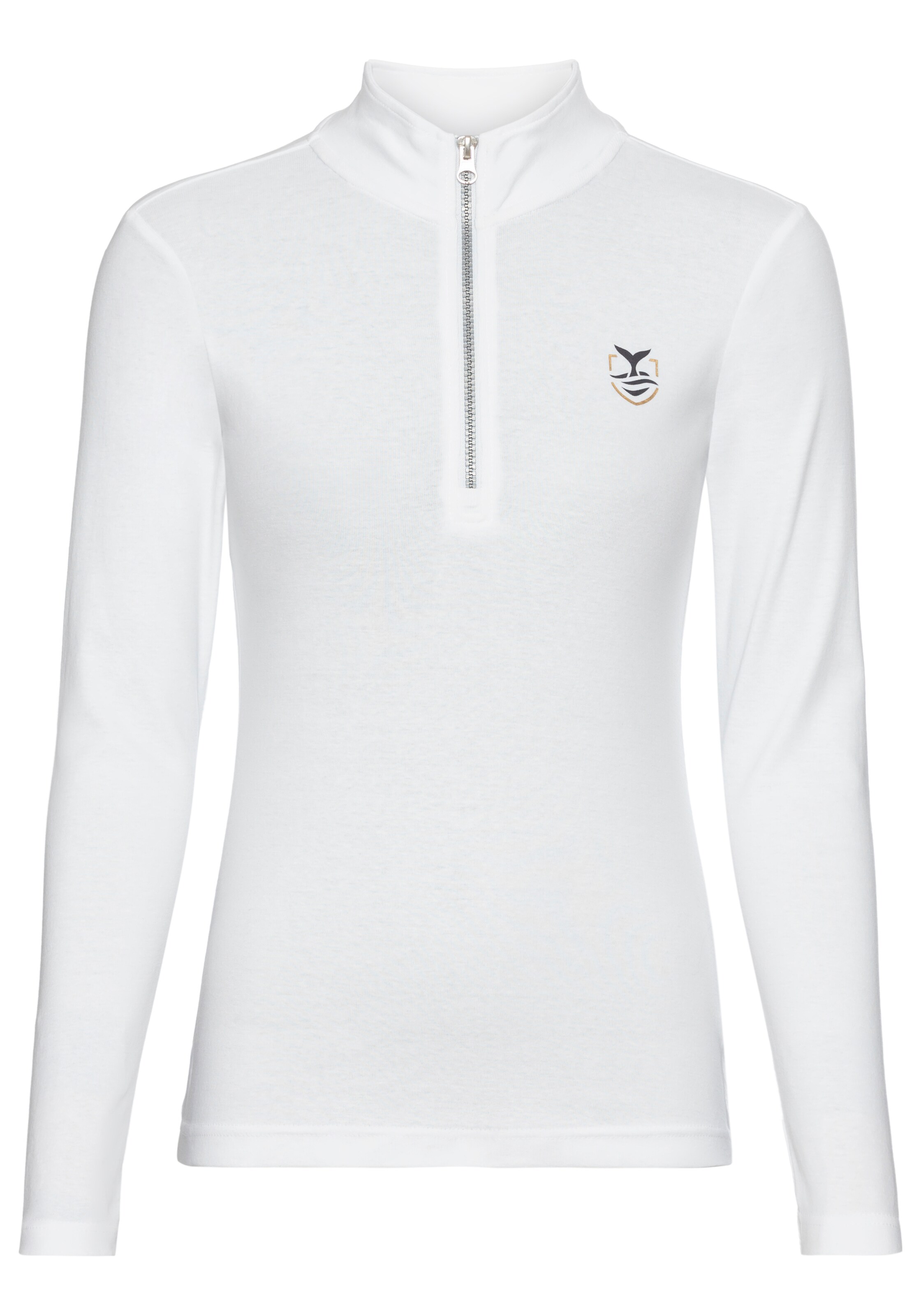 DELMAO Shirt in Weiß: Vorderseite