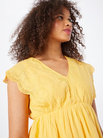 VERO MODA Dress 'Josefine' in Yellow