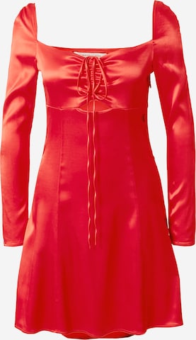 Calvin Klein Jeans - Vestido en rojo: frente