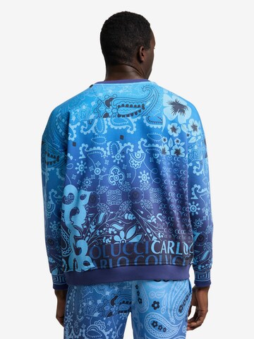 Carlo Colucci Sweatshirt 'De Chirico' in Blue