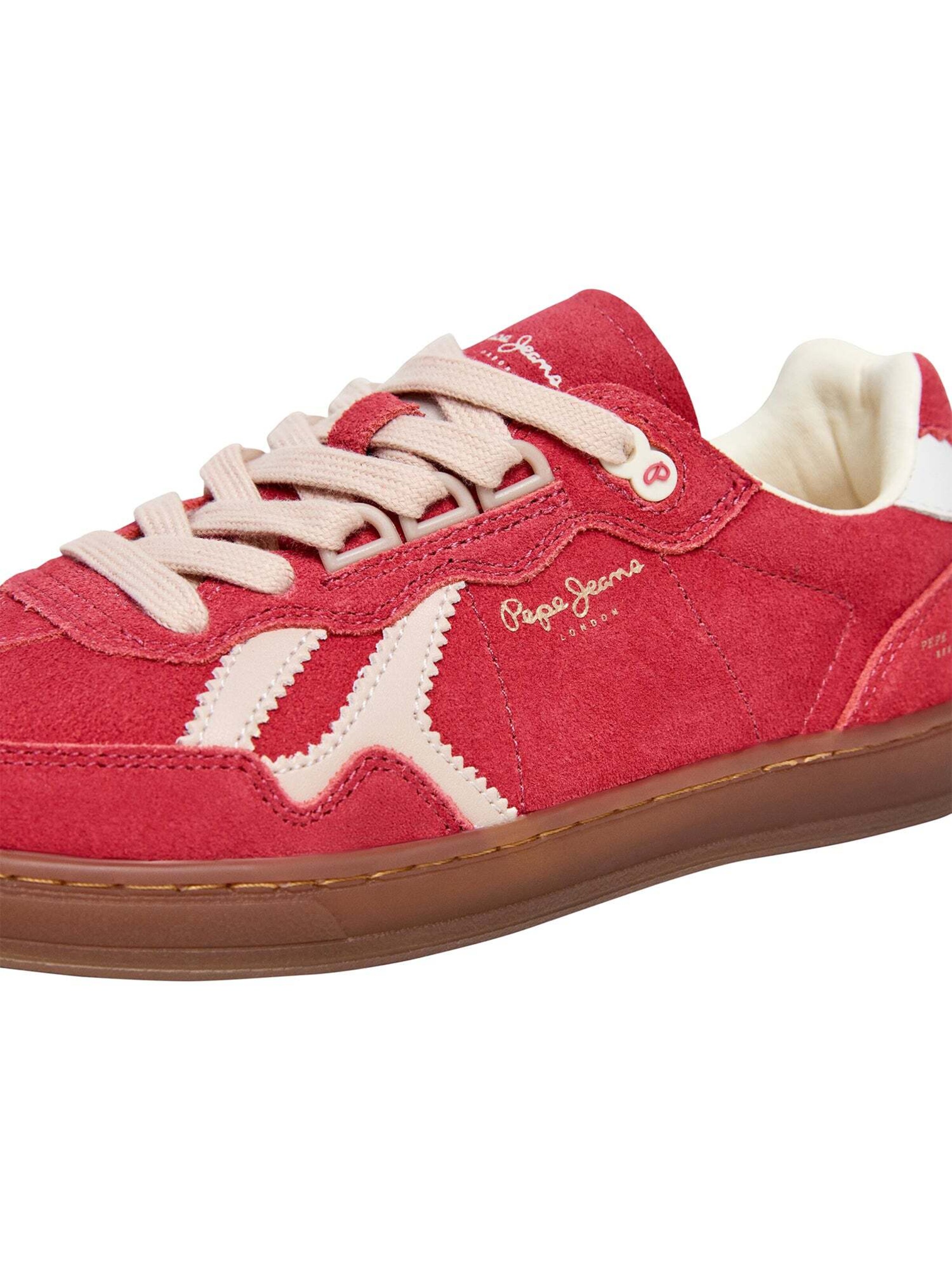 Baskets basses 'BALL RETRO' Pepe Jeans en rouge