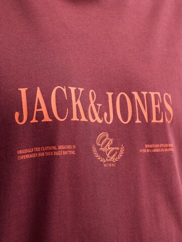 T-Shirt 'JORFREDERIKSBERG' JACK & JONES en marron