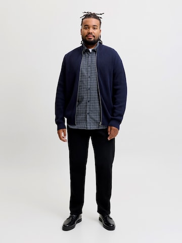Jack & Jones Plus Comfort Fit Риза 'JJCARTER' в синьо