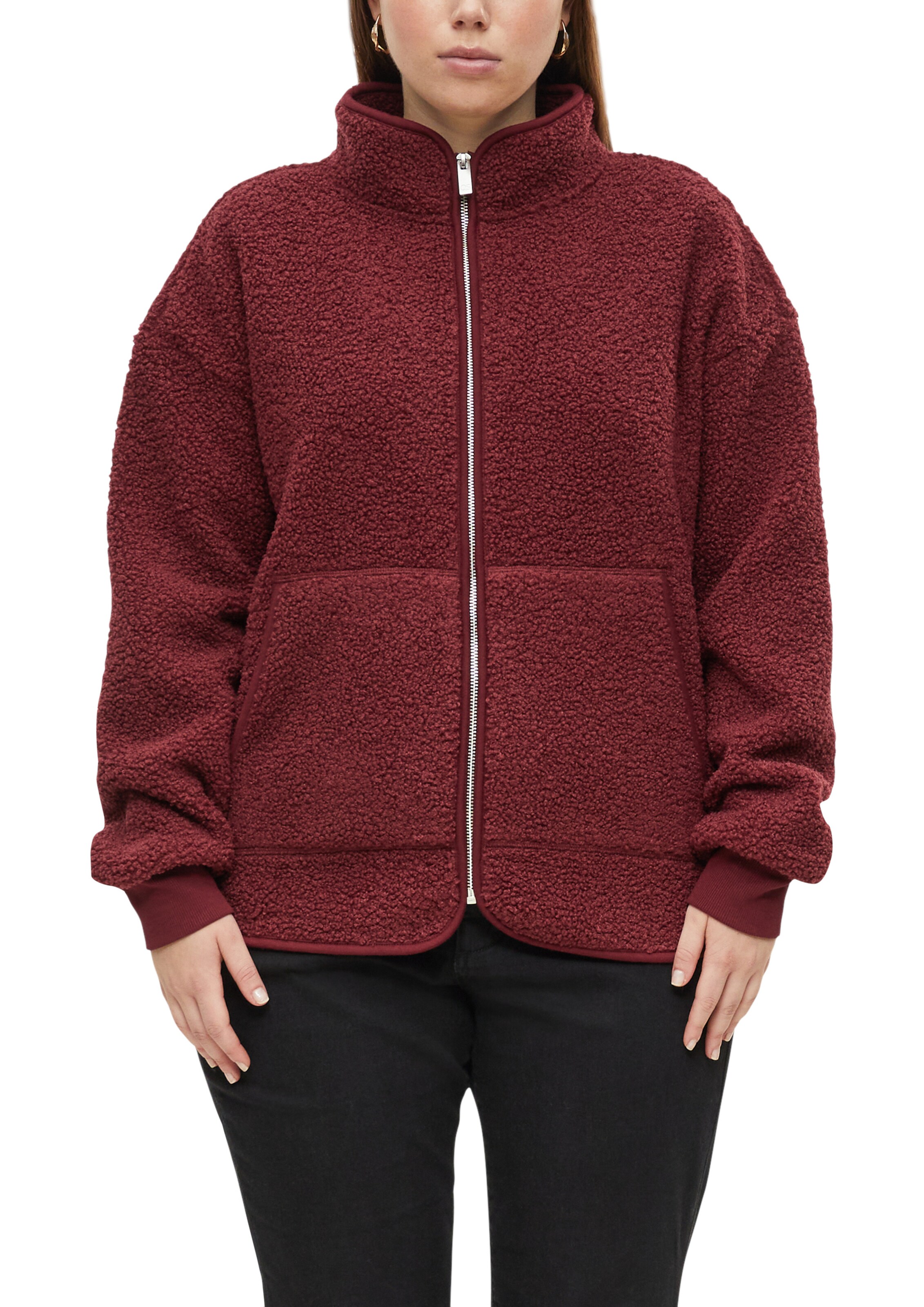 Veste en polaire QS en rouge