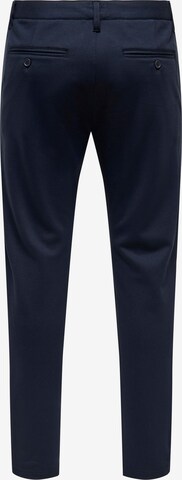 Regular Pantalon chino 'Markus' Only & Sons en bleu