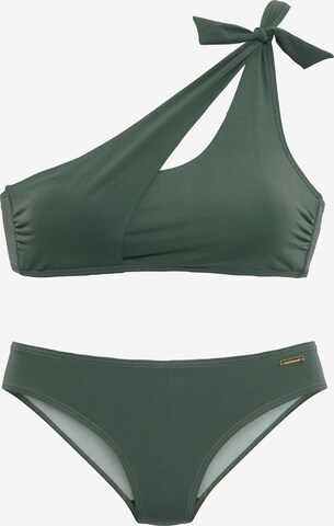 BRUNO BANANIBustier Bikini - zelena boja: prednji dio