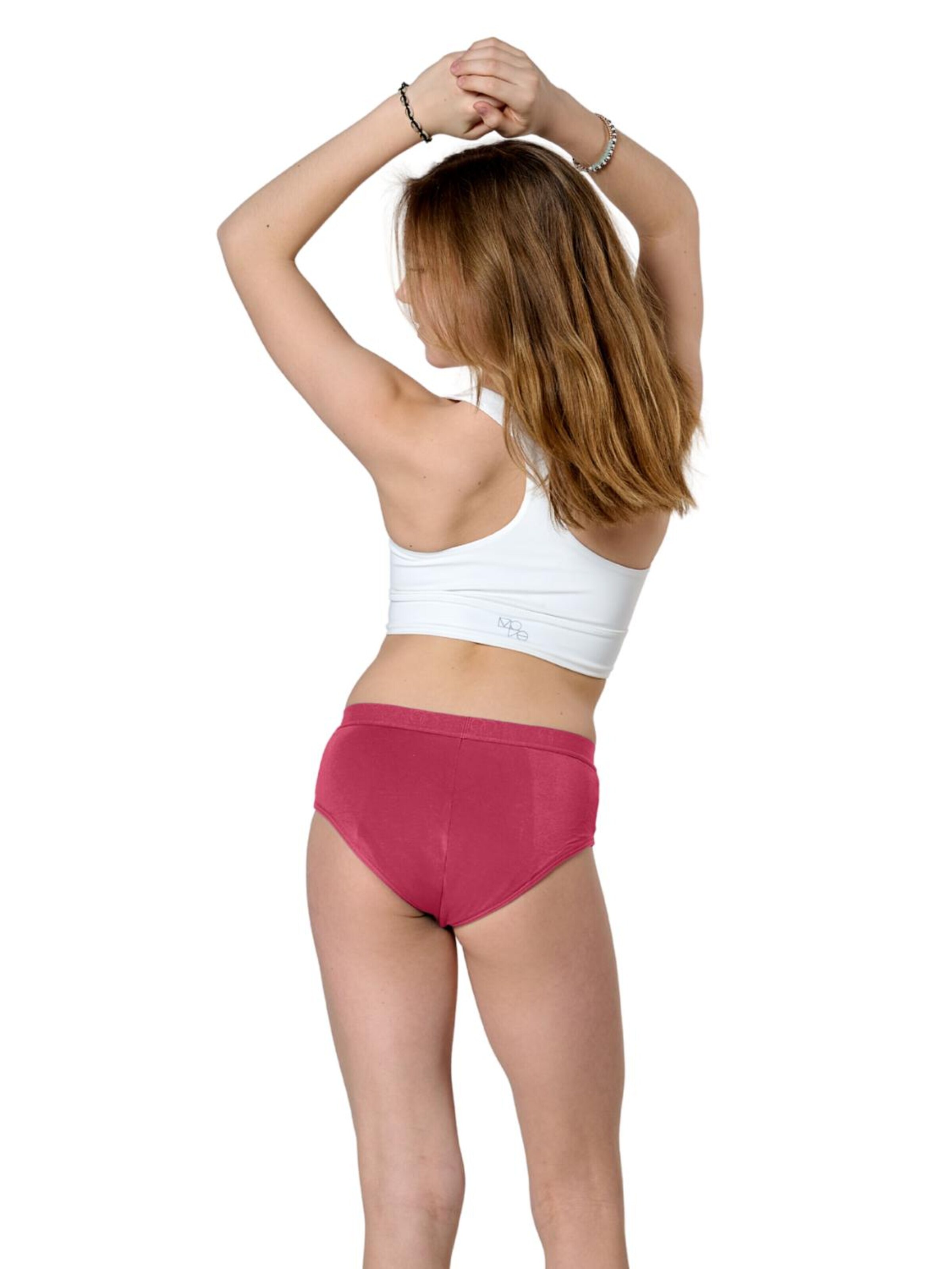 Moodies Undies Onderbroek 'Hipster Hevig' in Rood