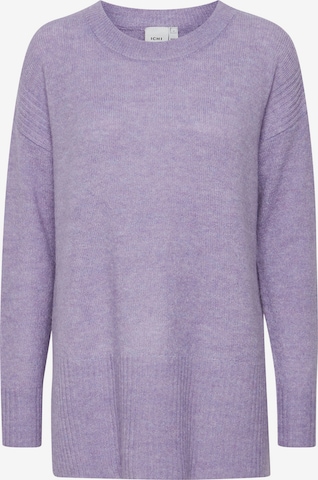 ICHI Sweater 'KAMARA' in Purple: front