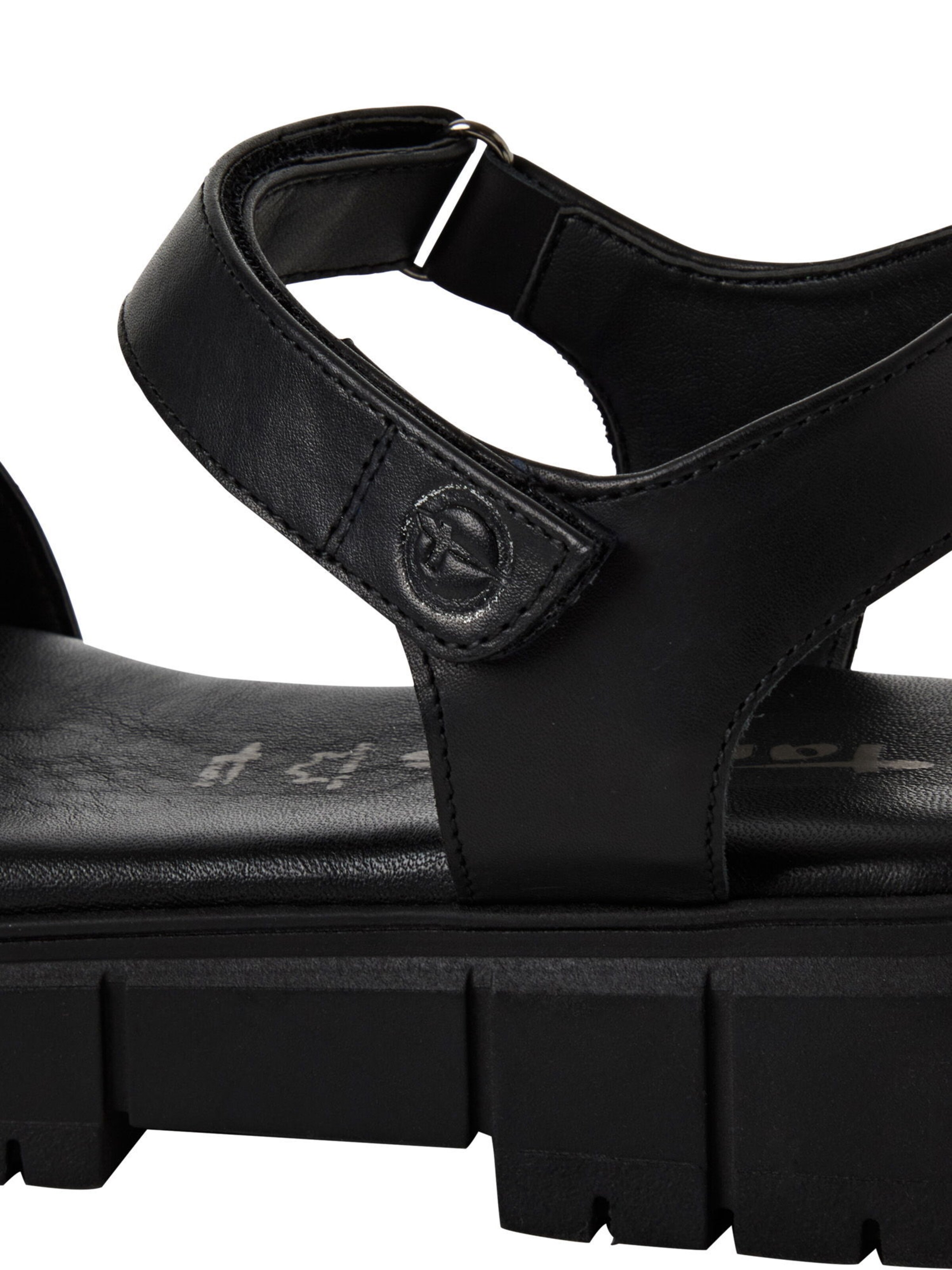 Tamaris Sandály – černá