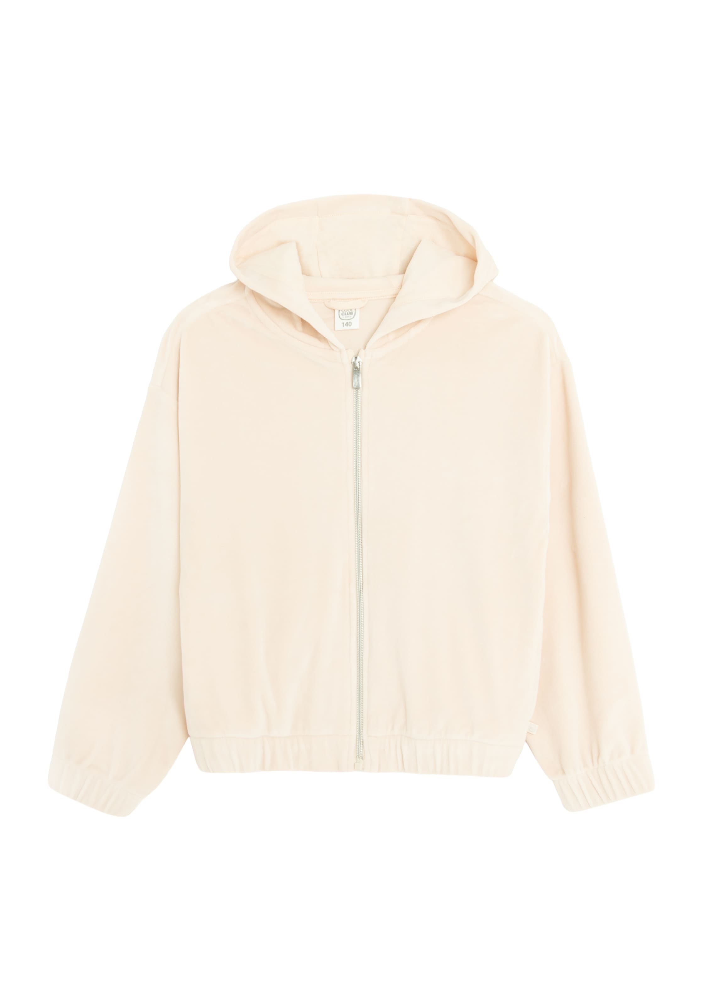Cool Club Sweat jacket in Beige: front
