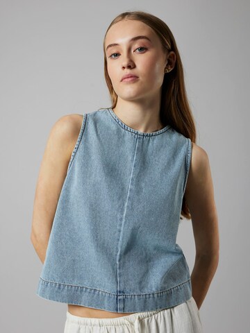 NAME IT Top in Blauw: voorkant