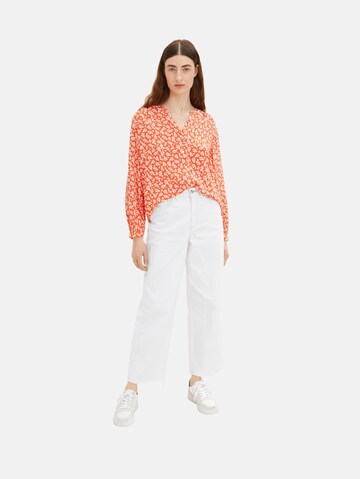 TOM TAILOR Blouse in Orange