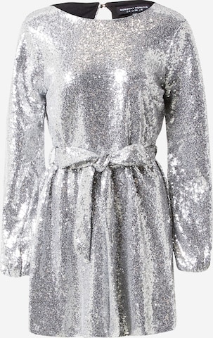 Robe Dorothy Perkins en argent : devant