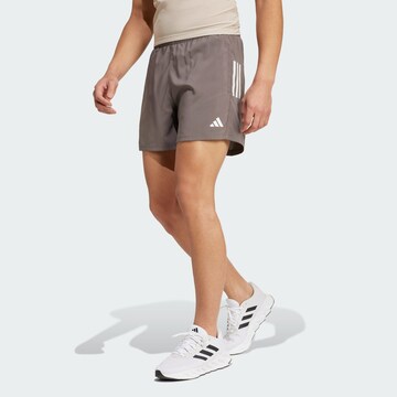 ADIDAS PERFORMANCE Regular Sporthose 'Own The Run' in Braun