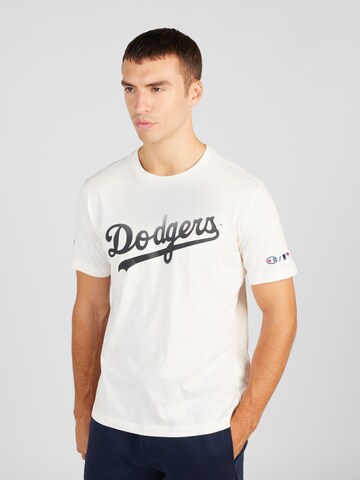 T-Shirt Champion Authentic Athletic Apparel en blanc : devant