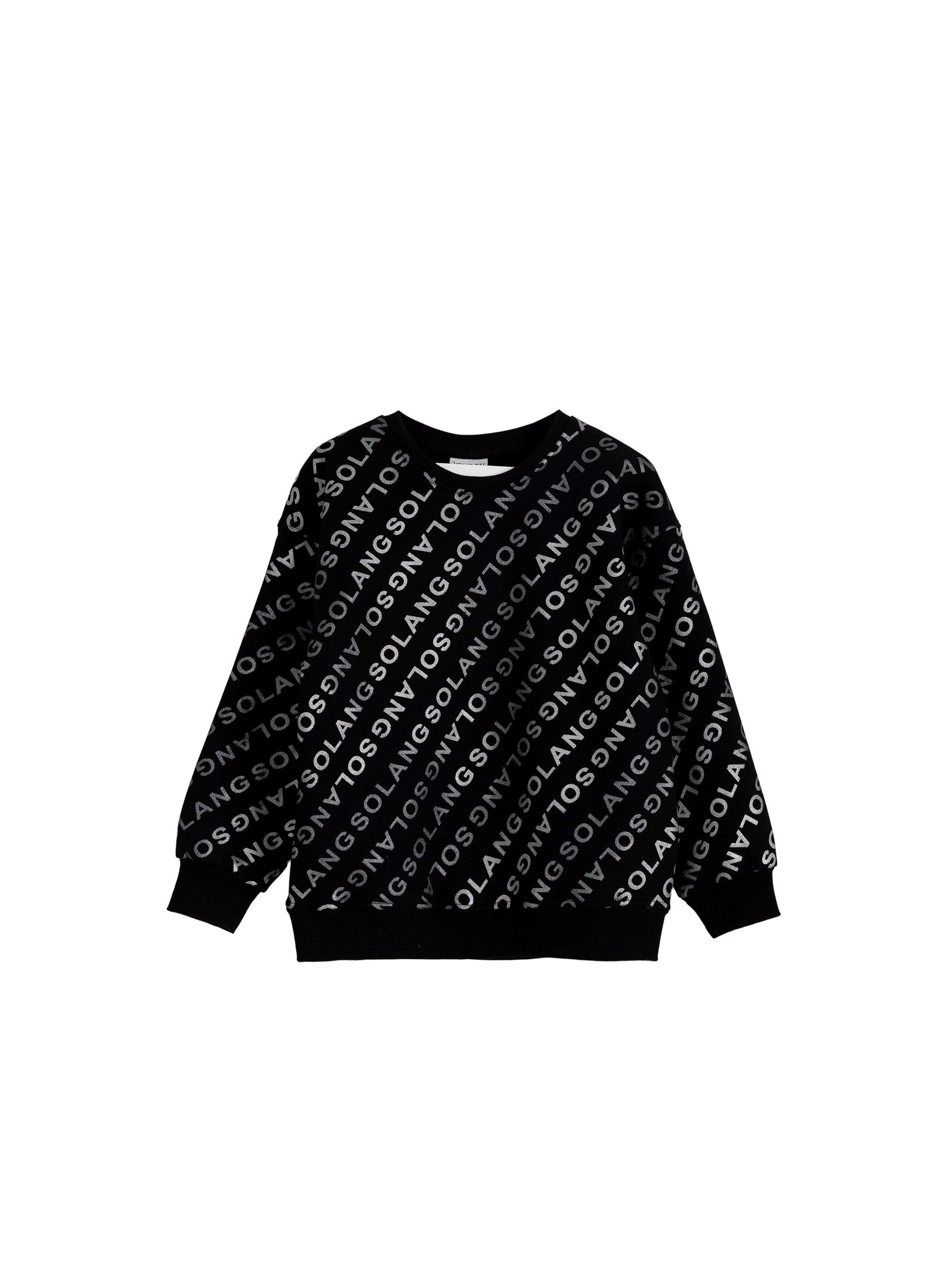 Sweat-shirt Solang en noir : devant