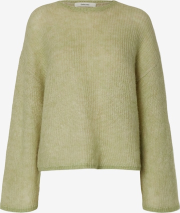SELECTED Neulepaita 'SLFLULU' värissä vihreä: etupuoli