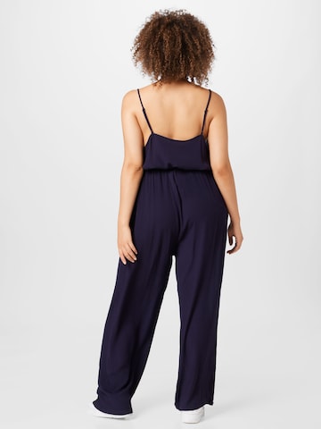 Guido Maria Kretschmer Curvy Wide Leg Housut 'Jaslyn' värissä sininen: takapuoli