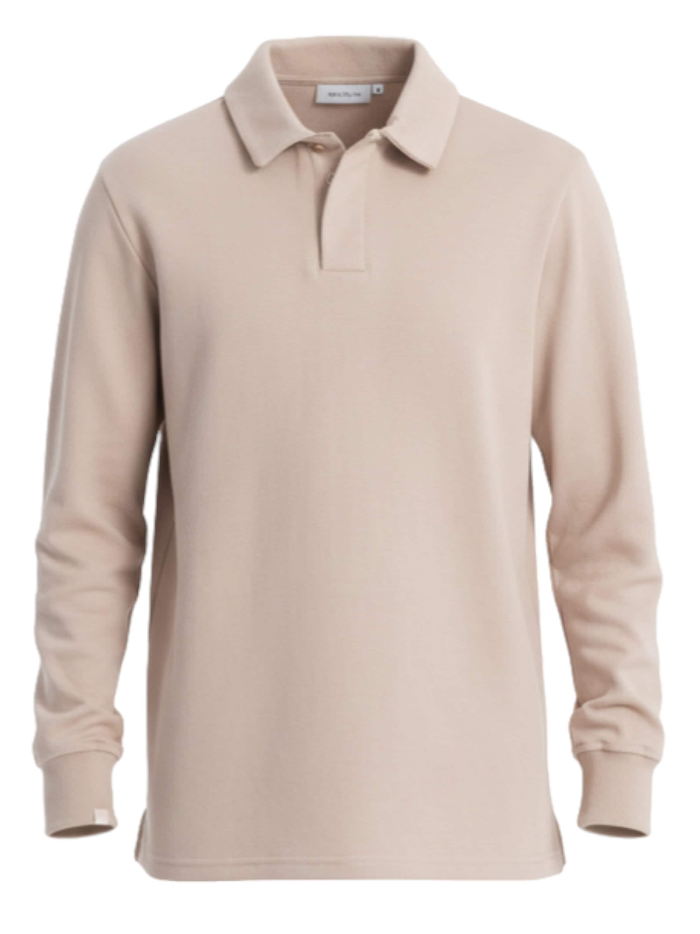 Ombre Sweatshirt 'OM-SSNZ-0149' in Beige: voorkant