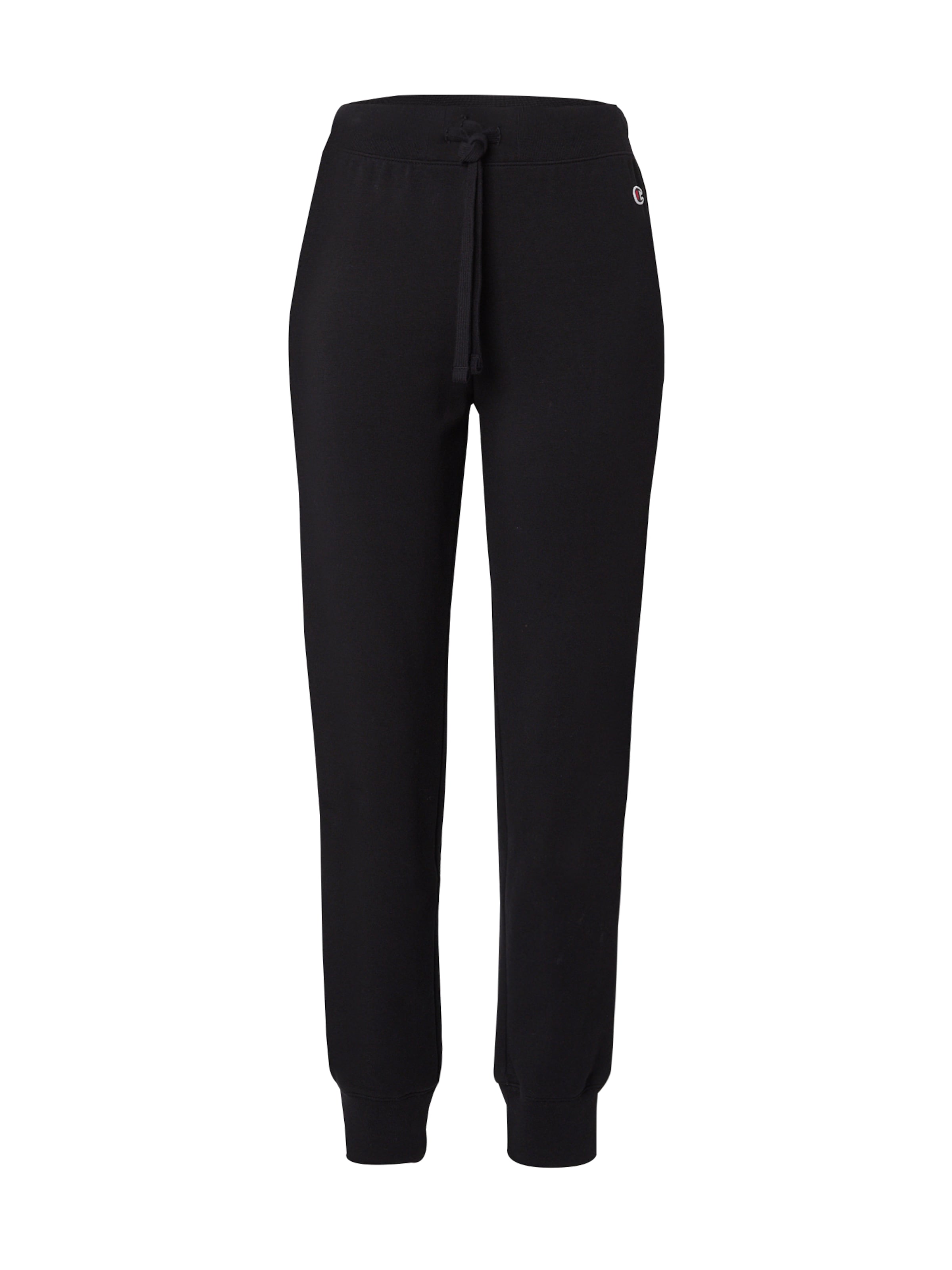 Champion Authentic Athletic Apparel Zúžený strih Nohavice - Čierna: predná strana