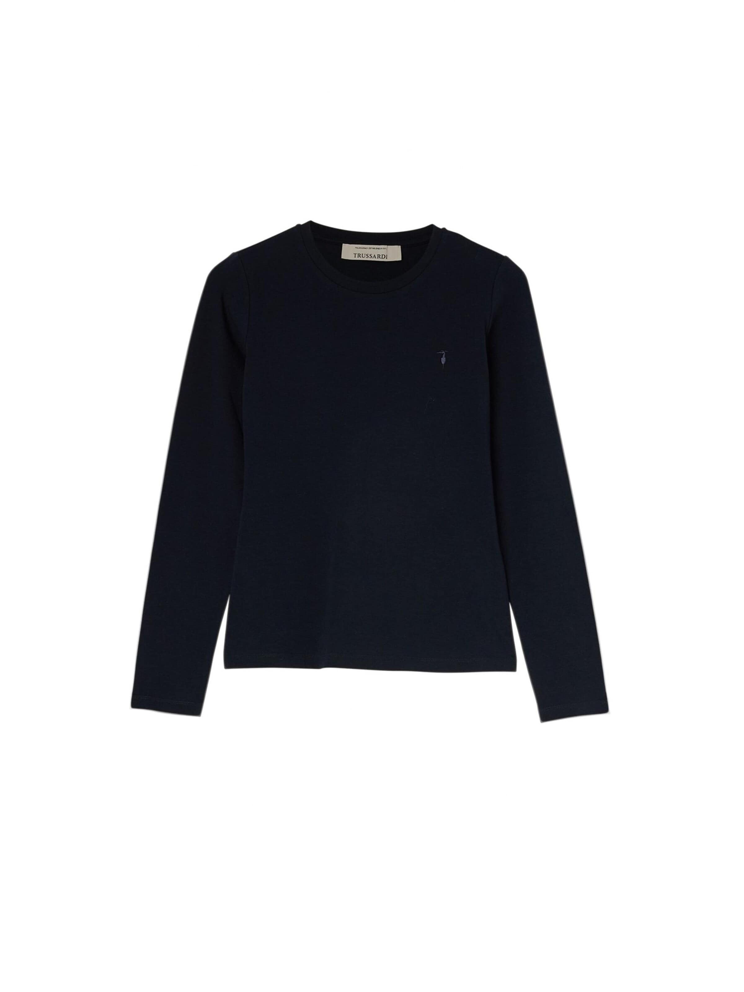 Maglietta di Trussardi in nero: frontale