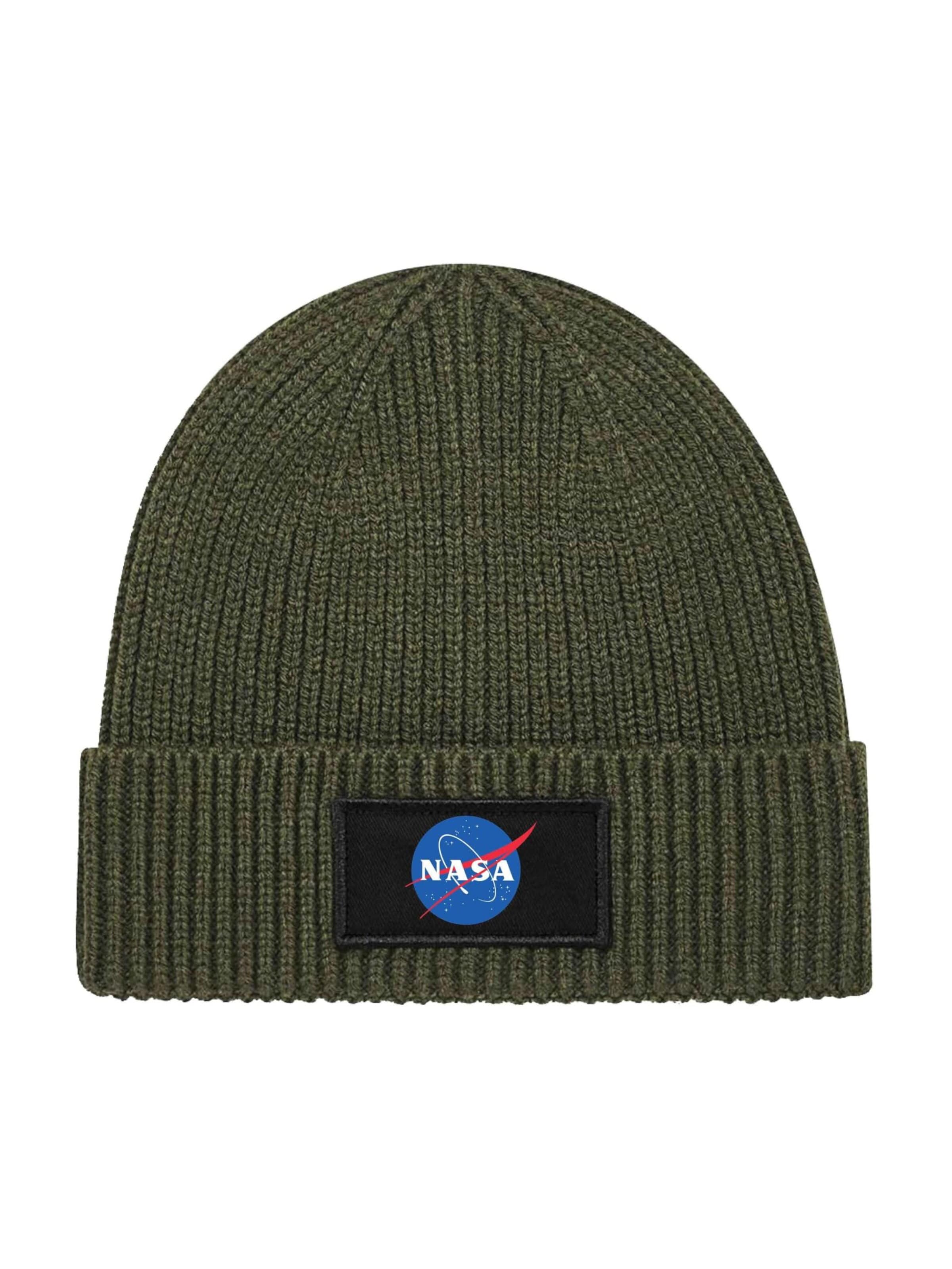 Youth Designz Beanie 'NASA' in Green: front