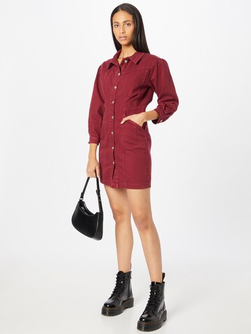 Robe-chemise Trendyol en rouge