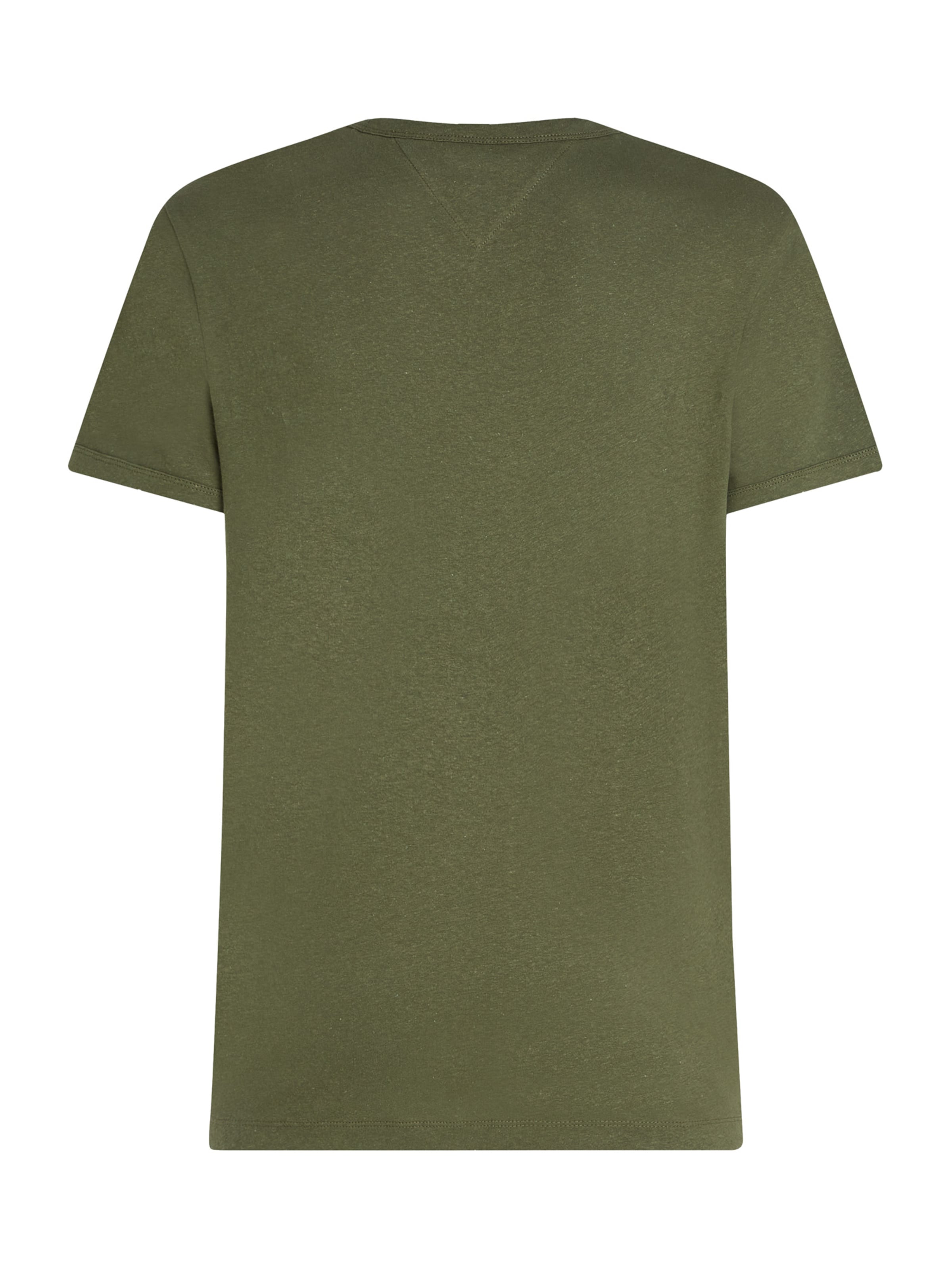 Maglietta di TOMMY HILFIGER in verde: dietro