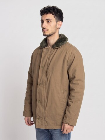 Brixton Between-season jacket '20th Anniversary Mast Jacket -- Olive Surplus Brown Men's Jacket' in Green