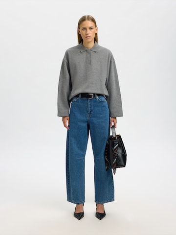 SELECTED - Jersey 'SLFARI GIA' en gris