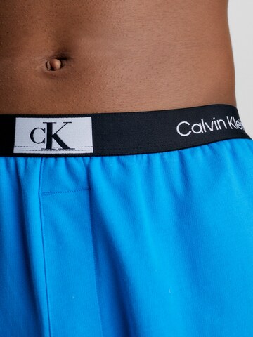 Calvin Klein Underwear Pyjamahose in Blau