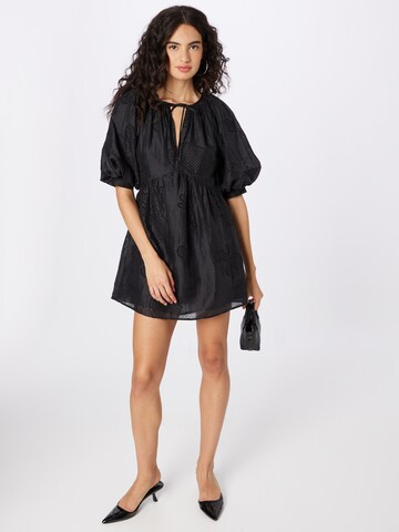 Robe 'EYELET' FRAME en noir