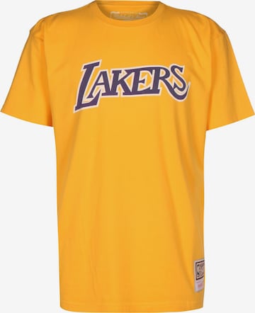 Mitchell & Ness T-Shirt 'LA Lakers' in Gelb: predná strana