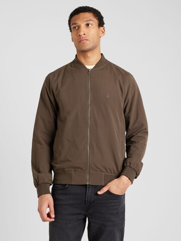 Volcom Between-Season Jacket 'BURNWARD' in Brown: front