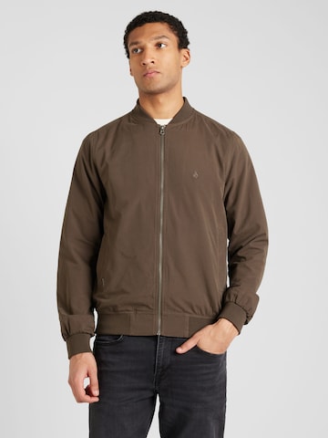 Volcom Between-season jacket 'BURNWARD' in Brown: front