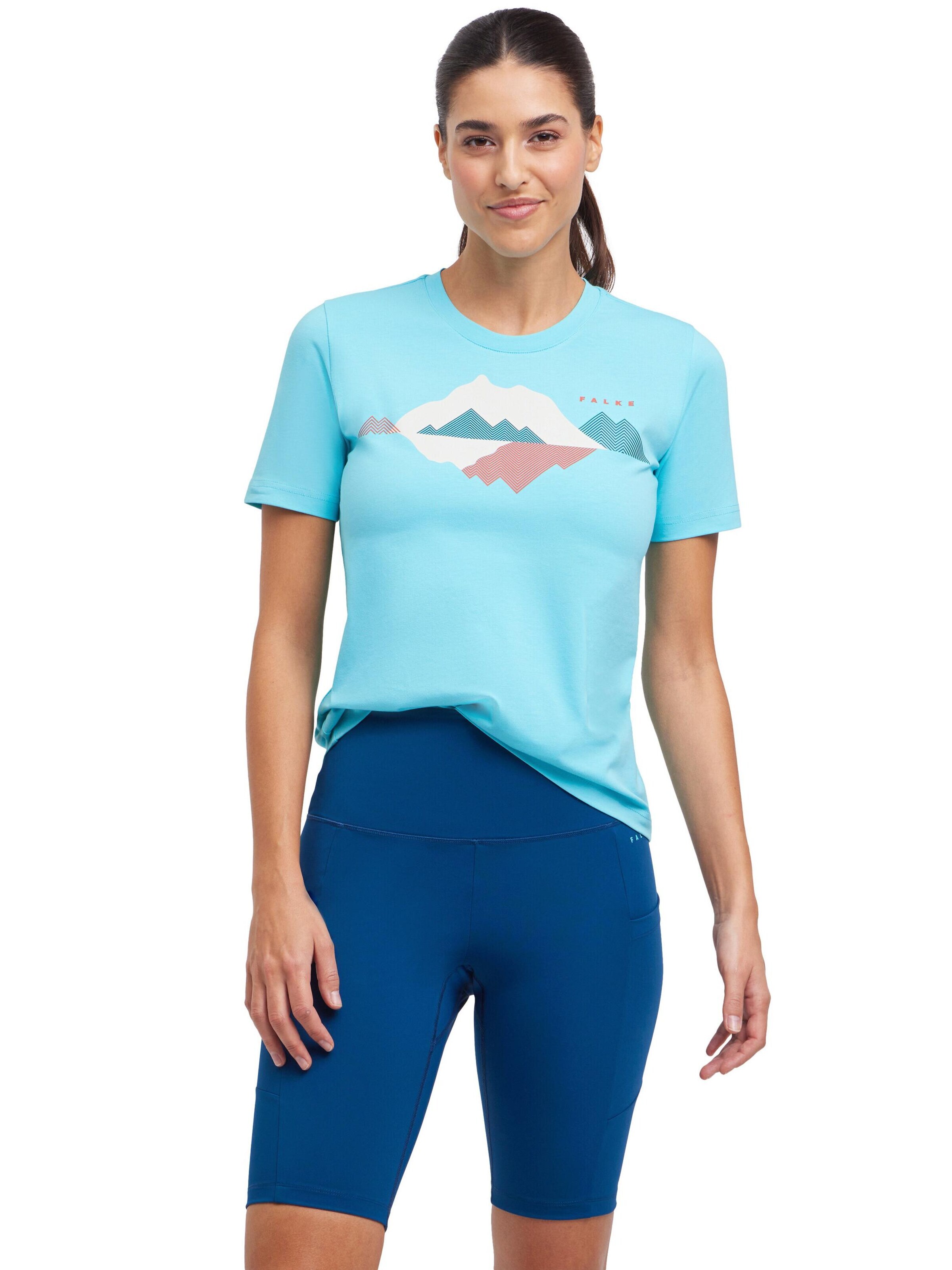 FALKE Funktionsshirt‌‌‌‌‌‌‌‌ in Blau: Vorderseite