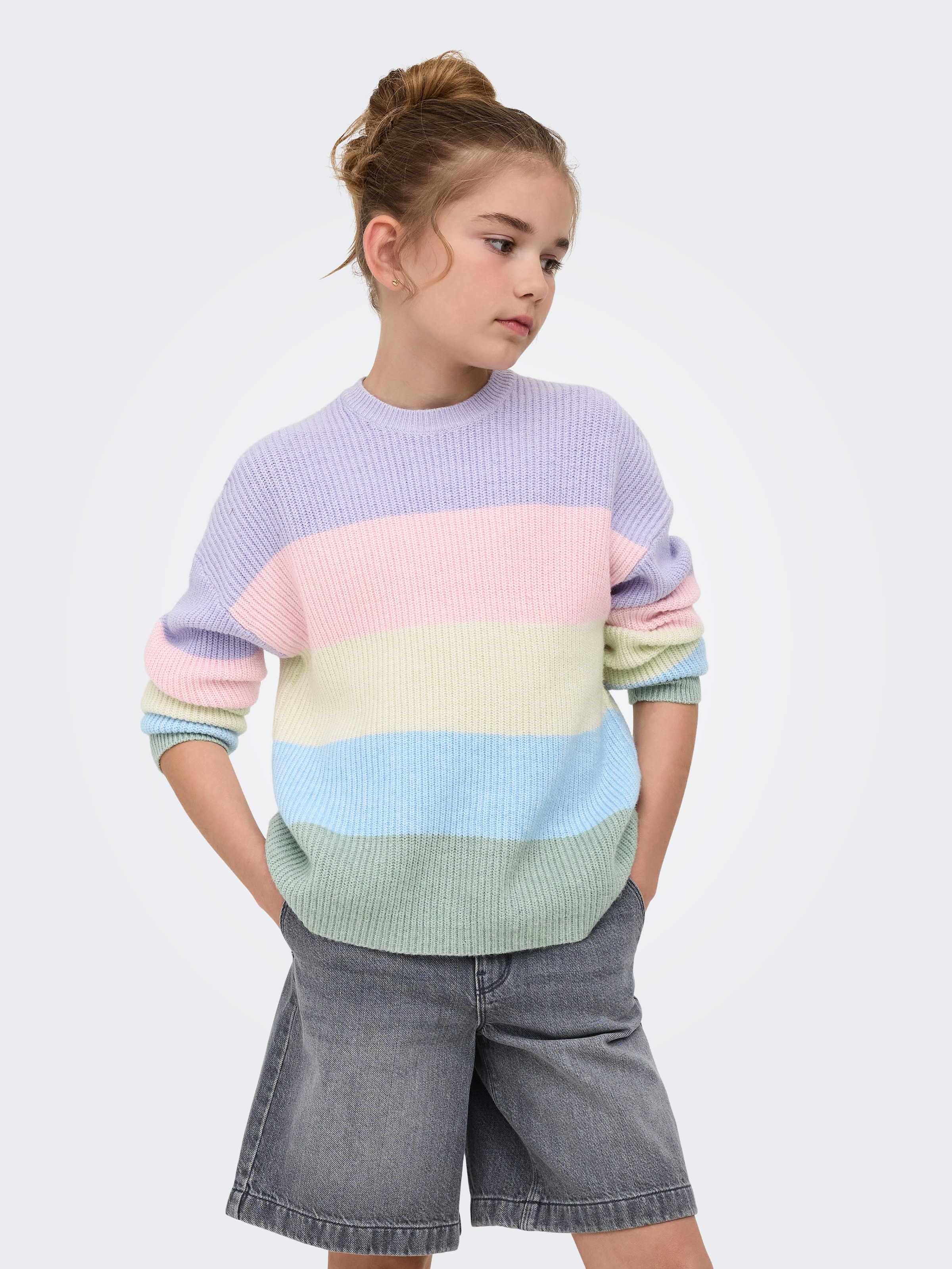 Pull-over 'KOGSandy' ONLY GIRLS en violet