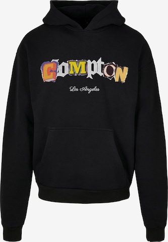 Sweat-shirt 'Compton L.A.' Mister Tee en noir : devant