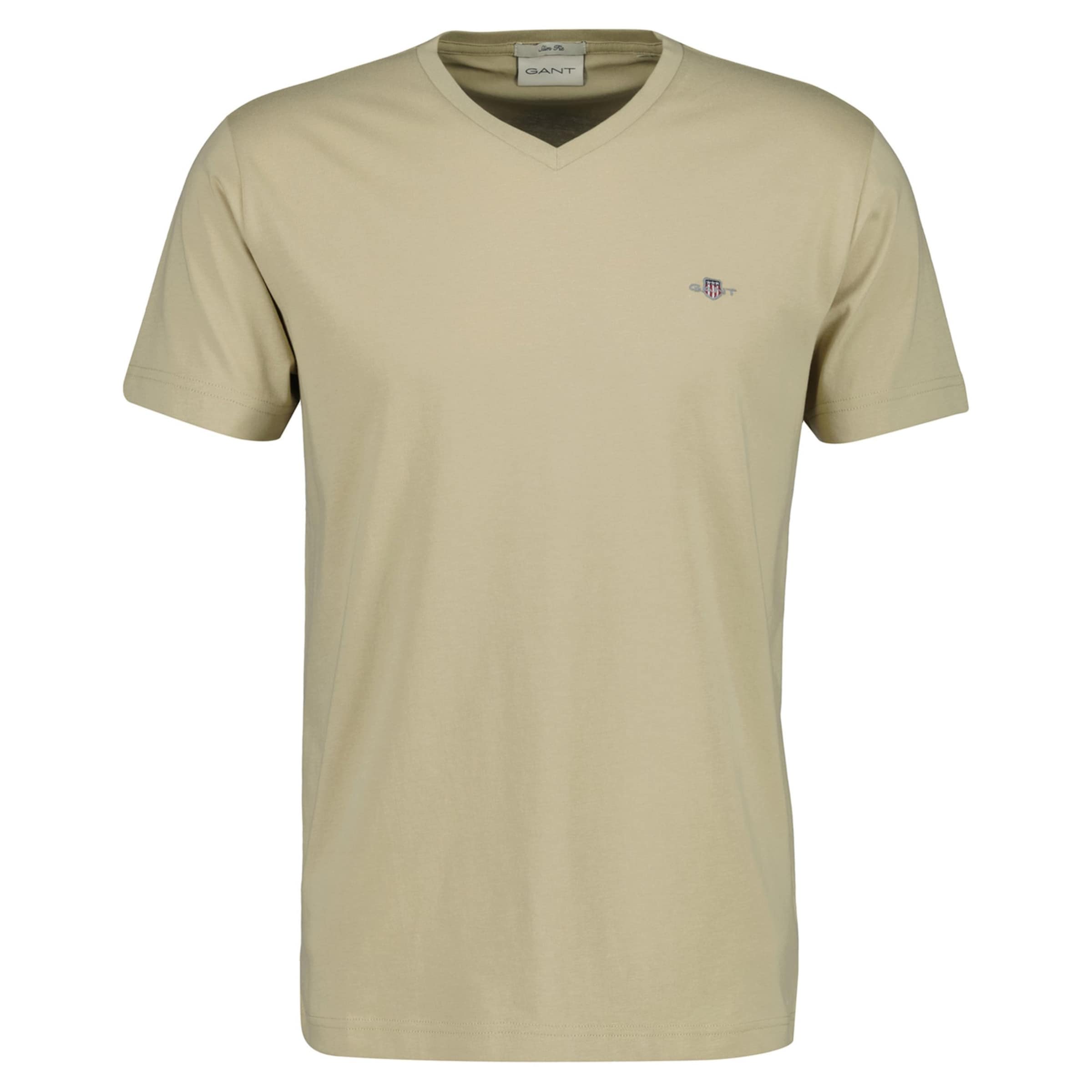 GANT Shirt in Beige: voorkant