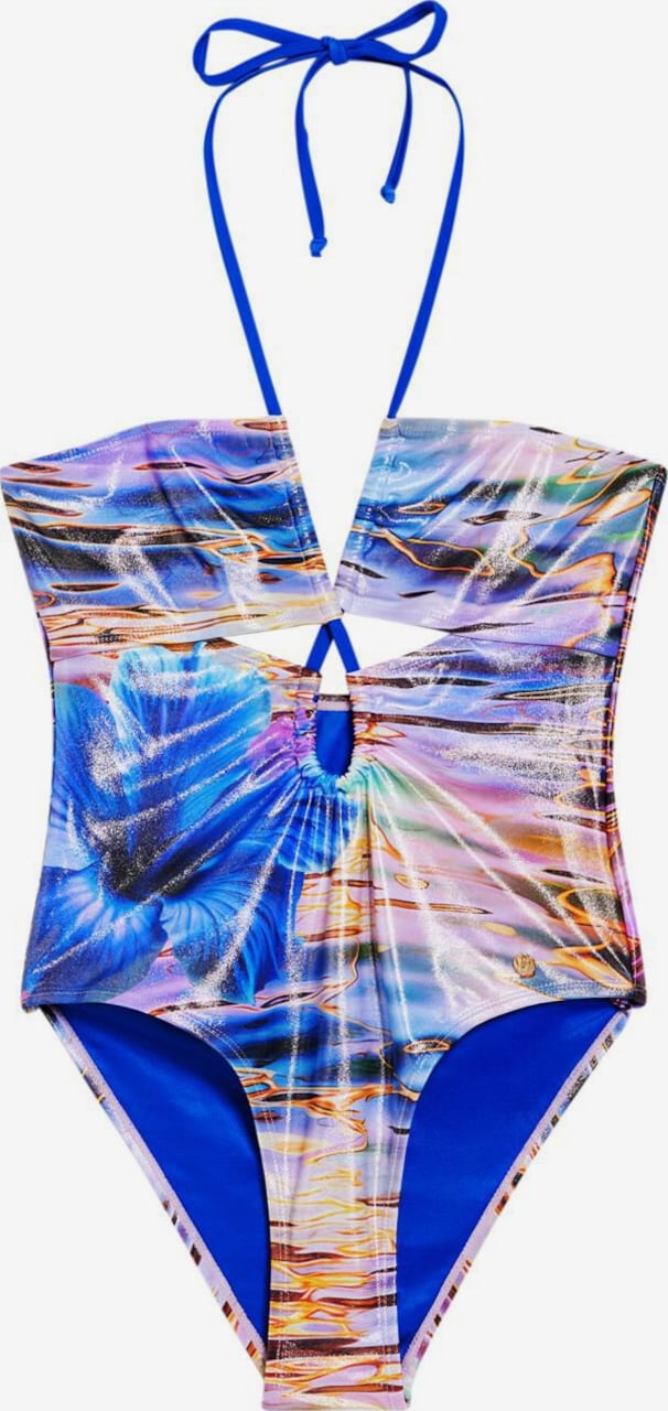 Costum de baie întreg de la Desigual pe albastru: față