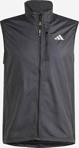 ADIDAS PERFORMANCE Sportbodywarmer 'Own the Run' in Grijs: voorkant